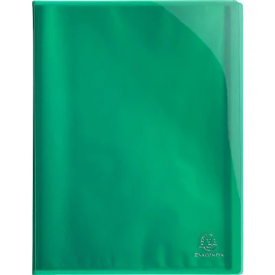 Image de exacompta protège documents iderama, a4, pp, 20 pochettes noir