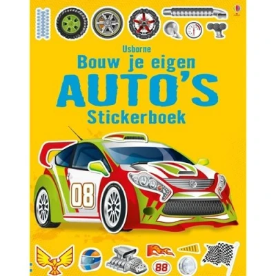 Afbeelding van Uitgeverij usborne stickerboek bouw je eigen auto&#039;s