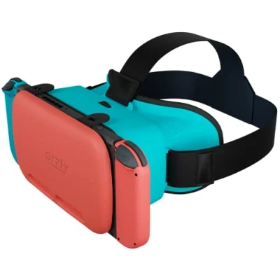 Afbeelding van Orzly VR headset ontworpen voor Nintendo Switch en OLED console met verstelbare lens een virtual reality game ervaring Labo Tanami Box Edition