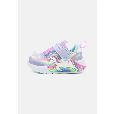 Afbeelding van Skechers Light UP Unicorn Chaser Sneakers laag lavender/multicoloured voor kinderen, Maat: 26, Lavender/multi coloured Textiel/ synthetisch
