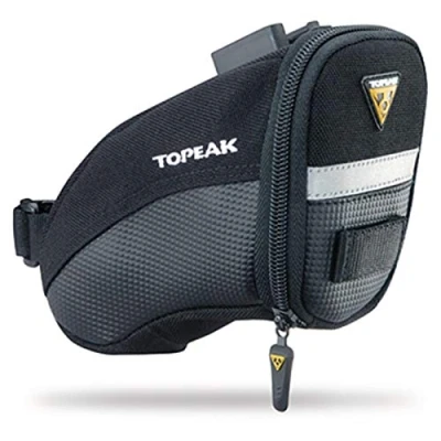 Afbeelding van Topeak Aero Wedge Packs Small Zadeltas Clip&amp;Clickfix 0.65 l Zwart