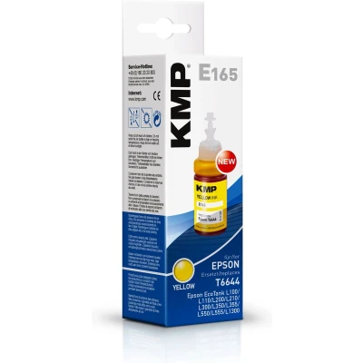 Afbeelding van KMP Navulinkt vervangt Epson T6644 Compatibel Geel E165 1629,0009