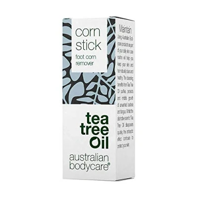 Afbeelding van Australian Bodycare Corn Stick 9 ml Anti likdoorn roller die de huid verzacht en verzorgt met Tea Tree Olie Eerste hulp bij eksterogen likdoorns roll on voor eenvoudige applicatie Salicylzuur lost eelt op