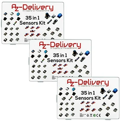Afbeelding van AZDelivery 35 in 1 Microcontroller Sensorenki Module Kit en Accessoire compatibel met Arduino Inclusief E Book!
