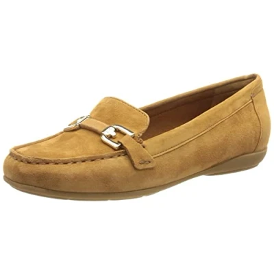 Afbeelding van Geox D Annytah Moc MoccasinGirl, Kameel.