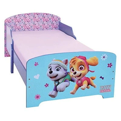 Afbeelding van FUN HOUSE 712791 Paw Patrol meisjesbed, 140 x 70 cm, met latte, MDF, 144 77 59 cm