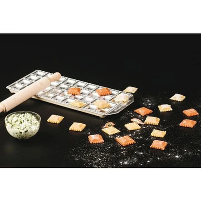Image de Plaque pour 12 raviolis carrés bombés Raviolamp Matfer