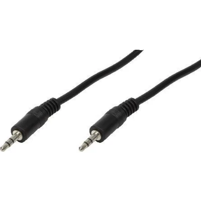 Afbeelding van LogiLink 3.5mm 3.5mm, 1m audio kabel Zwart