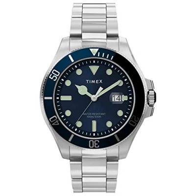 Afbeelding van Timex Harborside Coast Horloge silvercoloured, Heren, Maat: One Size, Silver coloured