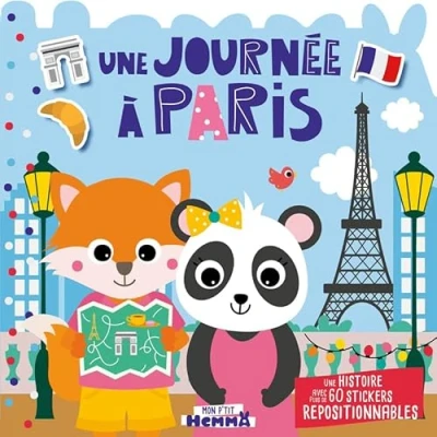 Afbeelding van UNE JOURNEE A PARIS AVEC STICKERS REPOSITIONNABLES