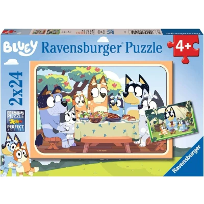 Afbeelding van Ravensburger puzzel Bluey Legpuzzel 2x24 stukjes
