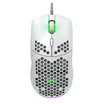 Afbeelding van Canyon GM 11 Puncher RGB Gaming Mouse Wired Linkshandig/rechtshandig Ultra lichtgewicht 69G 7 programmeerbare knoppen Wit