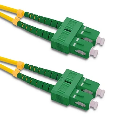 Afbeelding van Qoltec Patchcord Fibre Optic SC/APC Single mode 9/125 G652D Duplex 1,5 m