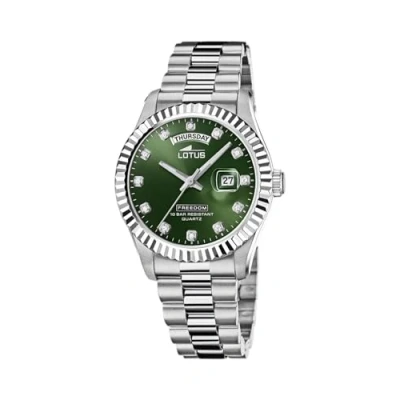 Afbeelding van Lotus Freedom Horloge, Maat: One Size, Green crystal