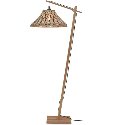 Afbeelding van GOOD&amp;MOJO Vloerlamp Tahiti Bamboe/Zwart 65x45x150cm Bruin