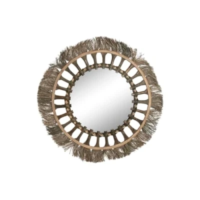 Afbeelding van Wandspiegel Home ESPRIT Natuurlijk Tropisch 60 x 2,5 cm