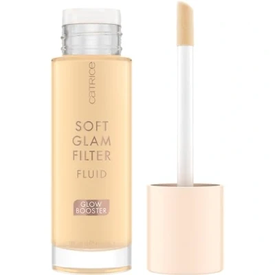 Afbeelding van Catrice Soft Glam Vloeibare filterbasis nr. 010 Nude, voedend, natuurlijk, glanzend, stralend, veganistisch, olievrij, parfumvrij, alcoholvrij, 30 ml