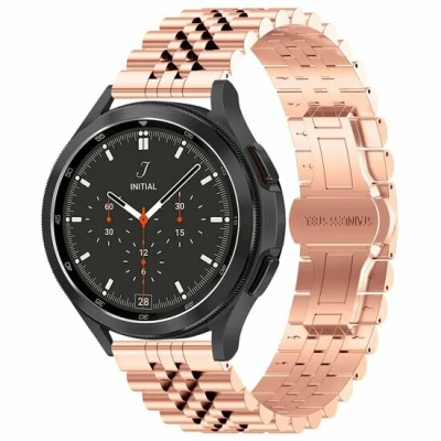 Afbeelding van Stalen band Rosé goud Garmin Venu 2 &amp; 3 RVS horlogeband