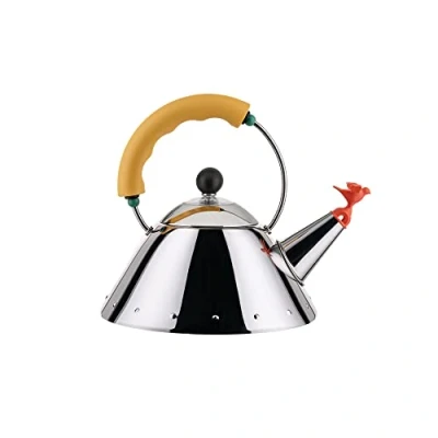 Afbeelding van Alessi Fluitketel 9093/1 Y Geel 1 Liter door Micheal Graves