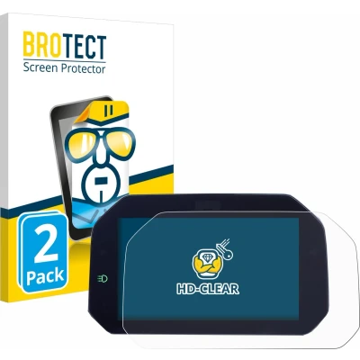 Afbeelding van BROTECT Screenprotector voor BMW R 1250 GS Adventure Connectivity TFT 6.5&quot; Folie Beschermfolie transparant (2 Stuks)