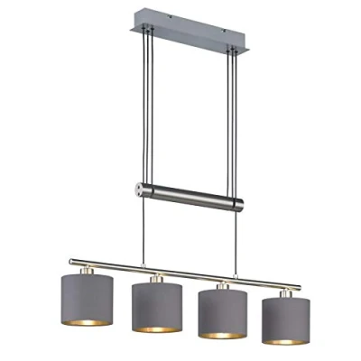 Afbeelding van TRIO GARDA Hanglamp Nikkel mat excl. 4x E14 4W