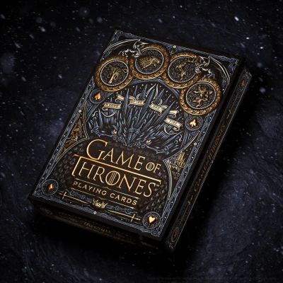 Afbeelding van theory11 Game of Thrones speelkaarten, premium standaard pokergrootte index, luxe speelkaarten