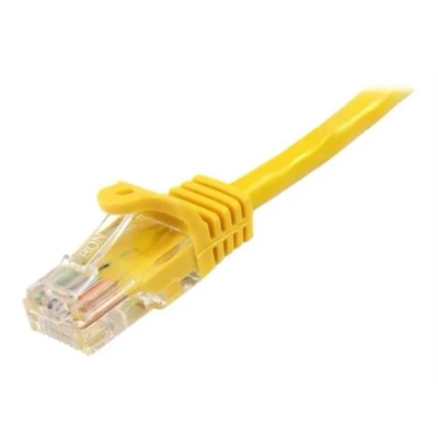 Image de StarTech.com 5m Yellow Cat5e / Cat 5 Snagless Ethernet Patch Cable m câble de réseau jaune