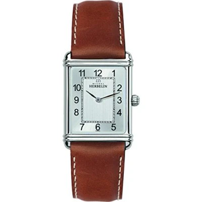 Afbeelding van Rectangle Classique heren horloge 17468/22GO