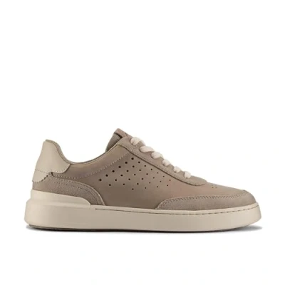 Afbeelding van Clarks Courtlite RUN Sneakers laag, Heren, Maat: 40.5, Grijs Leer en textiel
