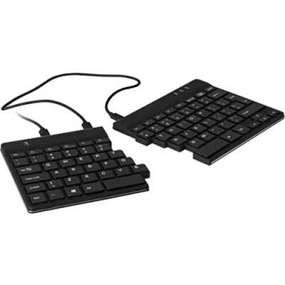 Afbeelding van Ergonomisch toetsenbord R Go Tools Split Azerty zwart