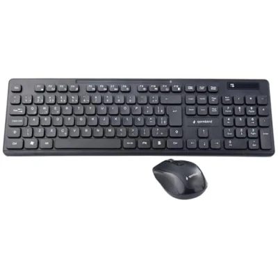 Afbeelding van Gembird KBS WCH 03 DE Toetsenbord en muis set draadloos 2.4 GHz Duits kleurdoos