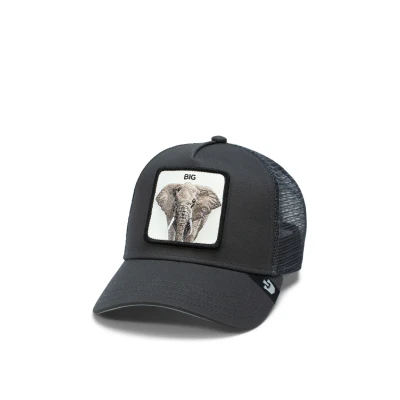 Afbeelding van Goorin Bros Trucker THE BIG Elephant Pet, Heren, Maat: One Size, Charcoal