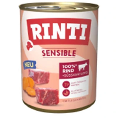 Afbeelding van 6x800g Rinti Sensible Rund &amp; Zoete Aardappel