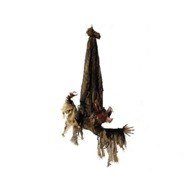 Afbeelding van Europalms Halloween vleermuis, beweegd met geluidseffect, 95cm decoratie versiering accessoires feestjes