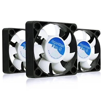 Afbeelding van AABCOOLING Super Silent Fan 5 Set van 3 stille en efficiënte 50 mm behuizingsventilator met 4 anti vibratiepads, mini ventilator, 3D printer, koelventilator,