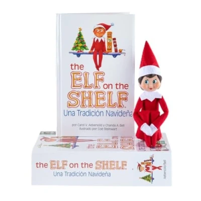 Afbeelding van Elf On The Shelf Girl Italiaans Magische kersttoepassingen met pixie en Scout boek