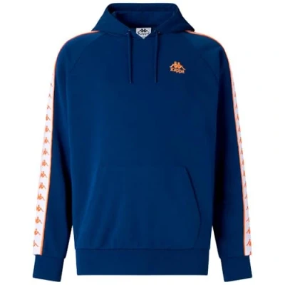 Afbeelding van Kappa Hoodie, Heren, Maat: XL, Dark blue/orange