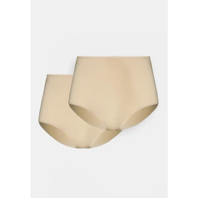 Afbeelding van Schiesser 2PACK MAXI SLIP Organic Cotton 95/5 Onderbroeken, Dames, Maat: 38, Sand