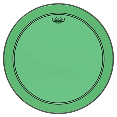 Image de Remo P3 1318 CT GN Peau de frappe Powerstroke 3 Colortone pour grosse caisse, vert, 18