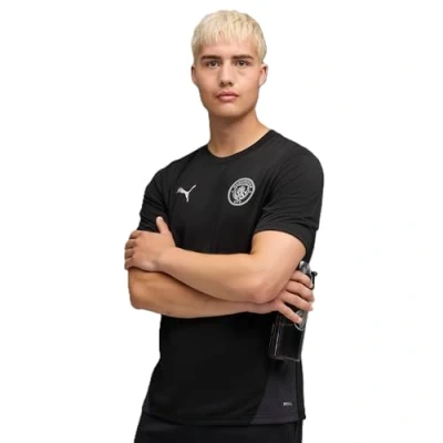 Image de PUMA Manchester City Training Jersey Men, Sport, Noir/Silver, S