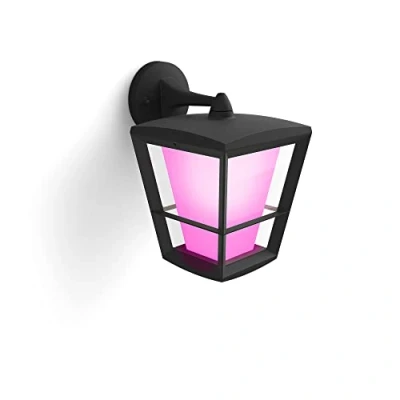 Image de Philips Hue Econic Applique Murale White and Color Noir Suspendu