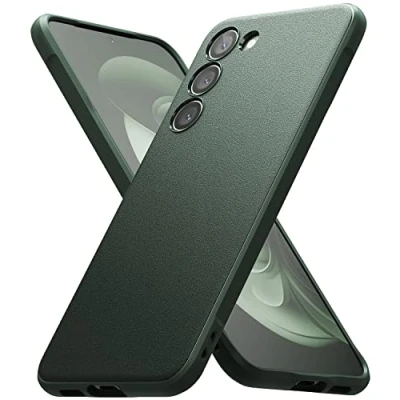 Afbeelding van Ringke Onyx beschermhoes compatibel met Samsung Galaxy S23 5G (2023), randbescherming, schokbestendig, dun, krasbestendig, donkergroen