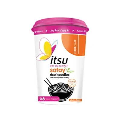 Afbeelding van itsu Satay 6 stuks pastabeker glutenvrij