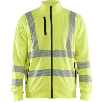Afbeelding van Blaklader High Vis Sweatshirt met rits 3563 2538 Geel