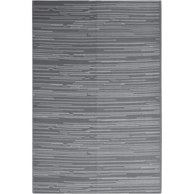 Afbeelding van Buitenkleed 140x200 cm polypropeen antracietkleurig