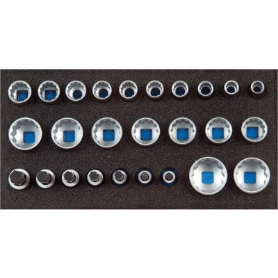 Afbeelding van Gedore 2308916 Dopsleutelinzetset 1/2 (12.5 mm) 26 delig