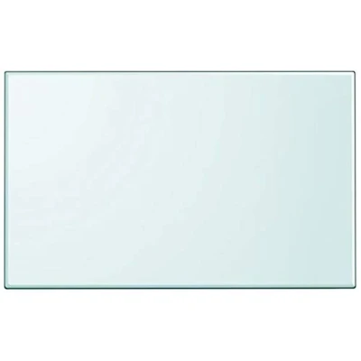 Image de vidaXL Dessus de table rectangulaire en verre trempé 1000 x 620 mm