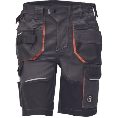 Afbeelding van Cerva EMERTON PLUS shorts 03100029 Antraciet/Oranje
