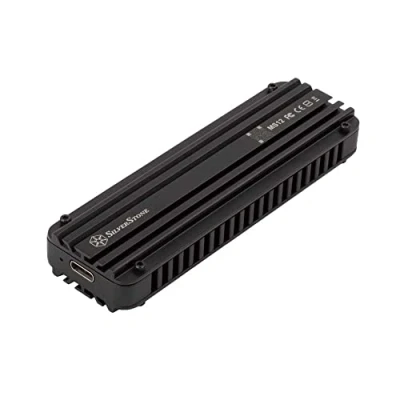 Image de SilverStone MS12 Boitier externe M.2 NVMe Card USB 3.2 (Gen 2x2) noir