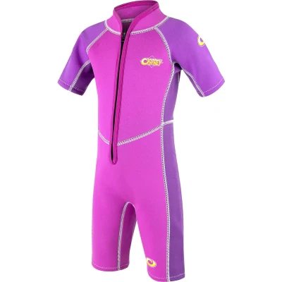 Afbeelding van Osprey Peuter &amp; Baby 2mm &quot;Oyster&quot; Shorty Wetsuit Roze Zonbescherming en Comfort Age 1 Geschikt voor: Lengte 80 90 cm Gewicht 11 13.5 kg